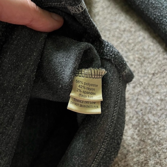 True Grit American Outdoor Co Grey Fleece 1/4 Zip Pullover Sweater Men’s Large - Picture 4 of 12